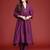 Embroidered Panelled Sequinned Kurta with Trousers