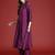 Embroidered Panelled Sequinned Kurta with Trousers