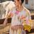 Floral Printed Round Neck Pleated Pure Cotton A-Line Kurta With Trouser