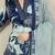 Women Floral Printed Cotton Kurta with Trousers & Dupatta