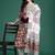 Floral Printed Pure Cotton Kurta With Trousers & Dupatta