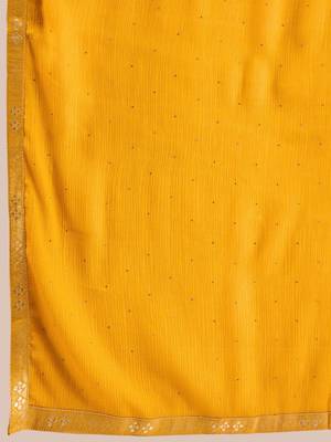 Women Ethnic Motifs Embroidered Regular Kurta with Trousers & With Dupatta 5