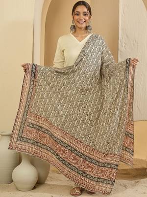 Ethnic Motifs Straight Kurta With Trousers & Dupatta 2