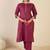 Women Ethnic Motifs Embroidered Regular Kurta with Trousers & Printed Dupatta