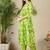 Floral Printed Empire Pure Cotton Kurta with Trousers
