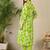 Floral Printed Empire Pure Cotton Kurta with Trousers
