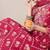 Floral Printed Notch Neck Beads & Stones Pure Cotton Kurta Trousers & Dupatta