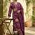Women Floral Printed Regular Thread Work Pure Cotton Kurta with Trousers & With Dupatta