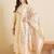 Women Floral Embroidered Regular Thread Work Kurta with Trousers & With Dupatta