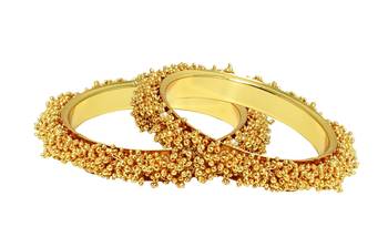 Designer Gold Plated Golden Bangles Fashion Jewellery For Women 4