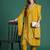 Floral Embroidered Thread Work Pure Cotton Kurta with Trousers & With Dupatta