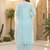 Women Floral Embroidered Regular Thread Work Kurta with Palazzos & With Dupatta