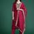 Women Embroidered Straight Kurta Set