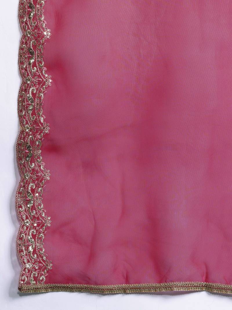 Women Embroidered Straight Kurta Set