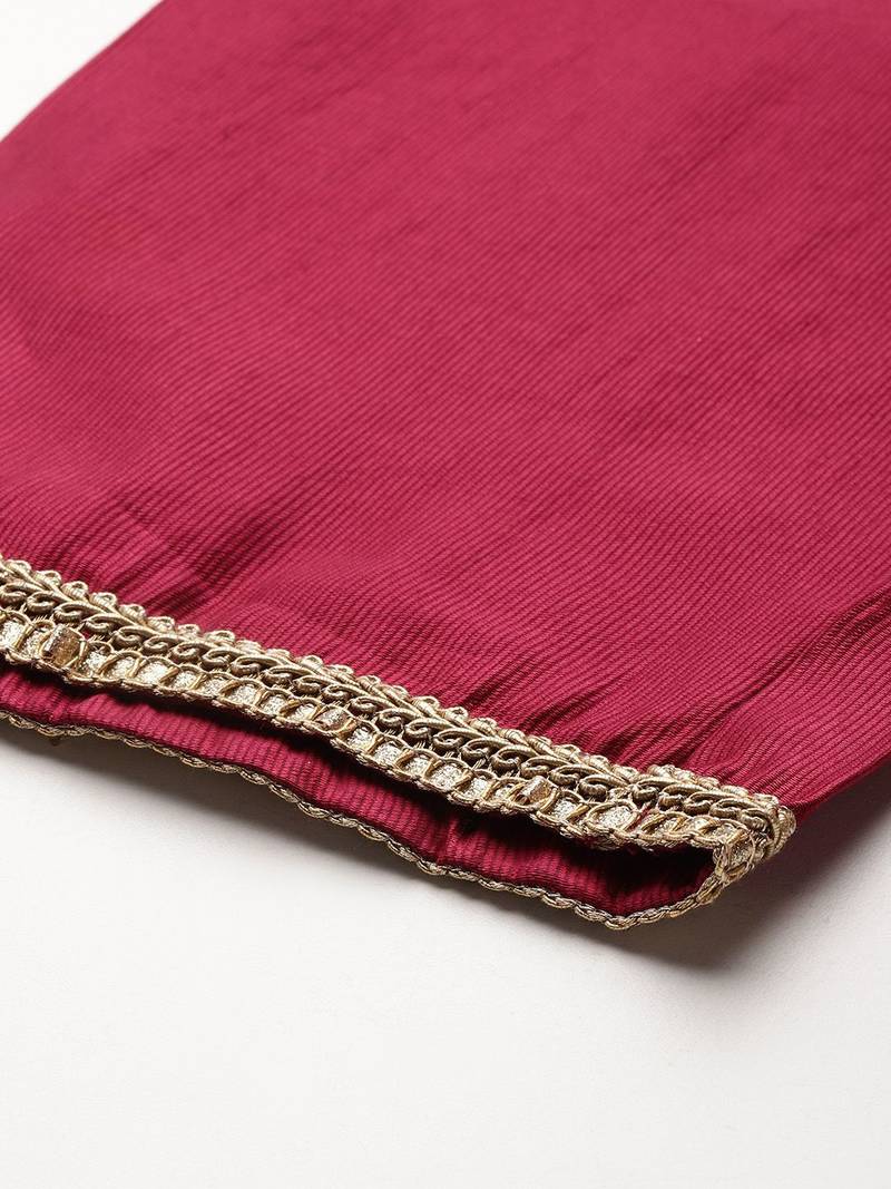 Women Embroidered Straight Kurta Set