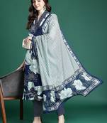 Floral Printed Regular Pure Cotton Kurta with Trousers & Dupatta