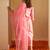 Floral Embroidered Liva V-Neck Straight Kurta With Trousers And Dupatta