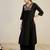 Women Embroidered Thread Work Pure Cotton Kurta with Trousers