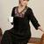 Women Embroidered Thread Work Pure Cotton Kurta with Trousers