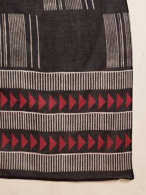 Women Printed Regular Thread Work Pure Cotton Kurta with Trousers & With Dupatta 4