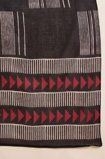 Women Printed Regular Thread Work Pure Cotton Kurta with Trousers & With Dupatta