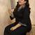 Women Plus Size Regular Thread Work Kurta with Trousers
