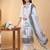 Women Floral Printed Regular Kurta with Trousers & With Dupatta
