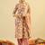 Floral Printed Pure Cotton Kurta With Trousers & Dupatta