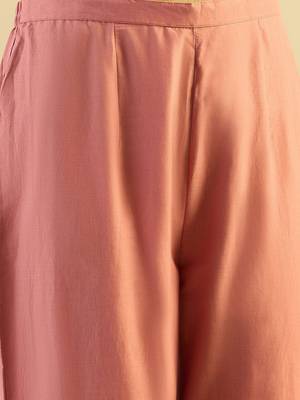 Floral Printed Pure Cotton Kurta With Trousers & Dupatta 3