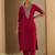 Women Ethnic Motifs Embroidered Regular Liva Straight Kurta with Trousers