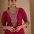Women Ethnic Motifs Embroidered Regular Liva Straight Kurta with Trousers