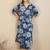 Floral Printed Pleated V Neck Straight Kurta With Trousers