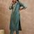 Women Ethnic Motifs Embroidered Regular Thread Work Kurta with Trousers