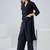 Women Regular Thread Work Pure Cotton Kurta with Trousers