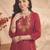 Women Floral Embroidered Regular Thread Work Kurta with Trousers & With Dupatta