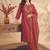 Women Floral Embroidered Regular Thread Work Kurta with Trousers & With Dupatta