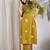 Women Geometric Printed Cotton Kurta with Trousers