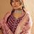 Ethnic Motifs Yoke Design Straight Gotta Patti Liva Kurta with Trousers & Dupatta