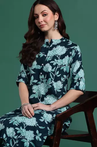 Floral Printed Kurta with Palazzos