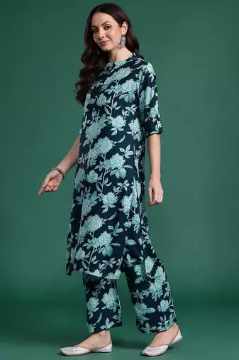 Floral Printed Kurta with Palazzos