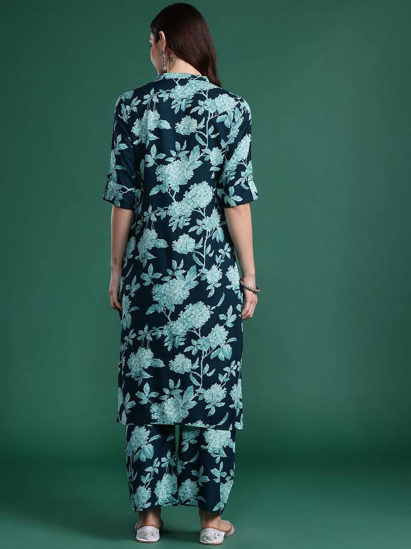 Floral Printed Kurta with Palazzos