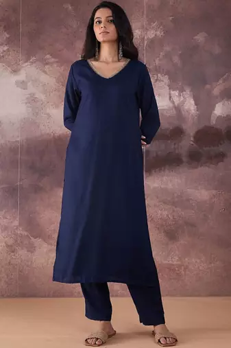 Regular Gotta Patti Kurta with Trousers