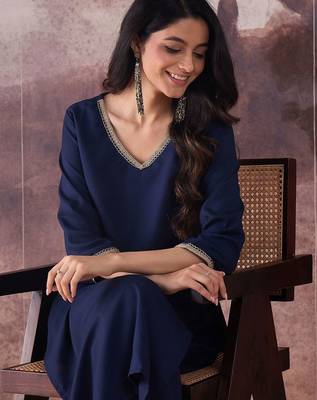 Regular Gotta Patti Kurta with Trousers 6