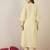 Women Floral Embroidered Cotton A-Line Kurta with Trousers