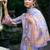 Women Floral Printed Regular Thread Work Linen Kurta with Trousers & With Dupatta
