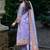 Women Floral Printed Regular Thread Work Linen Kurta with Trousers & With Dupatta