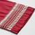 Plus Size Red Embroidered Straight Kurta Trousers With Dupatta Set