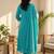 Floral Embroidered Beads and Stones Pure Cotton Kurta with Trousers & Dupatta