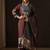 Ethnic Motifs Printed V-Neck Straight Kurta With Trousers & Dupatta