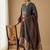 Ethnic Motifs Printed V-Neck Straight Kurta With Trousers & Dupatta